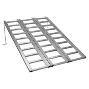 Motorcycle/Trike/ATV & Mini Tractor Ramp Wide Tri-Fold 680kg Capacity