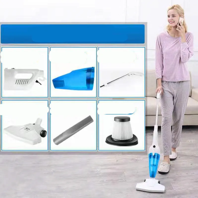 Mrs. Han vacuum cleaner household portable pink push rod vacuum cleaner lf-07a small household vacuum cleaner