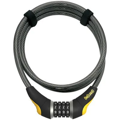 Onguard Akita 8041 Non-Coil Cable Combo 12Mmx6' Akita Non-Coiled Combo Cable Onguard Locks