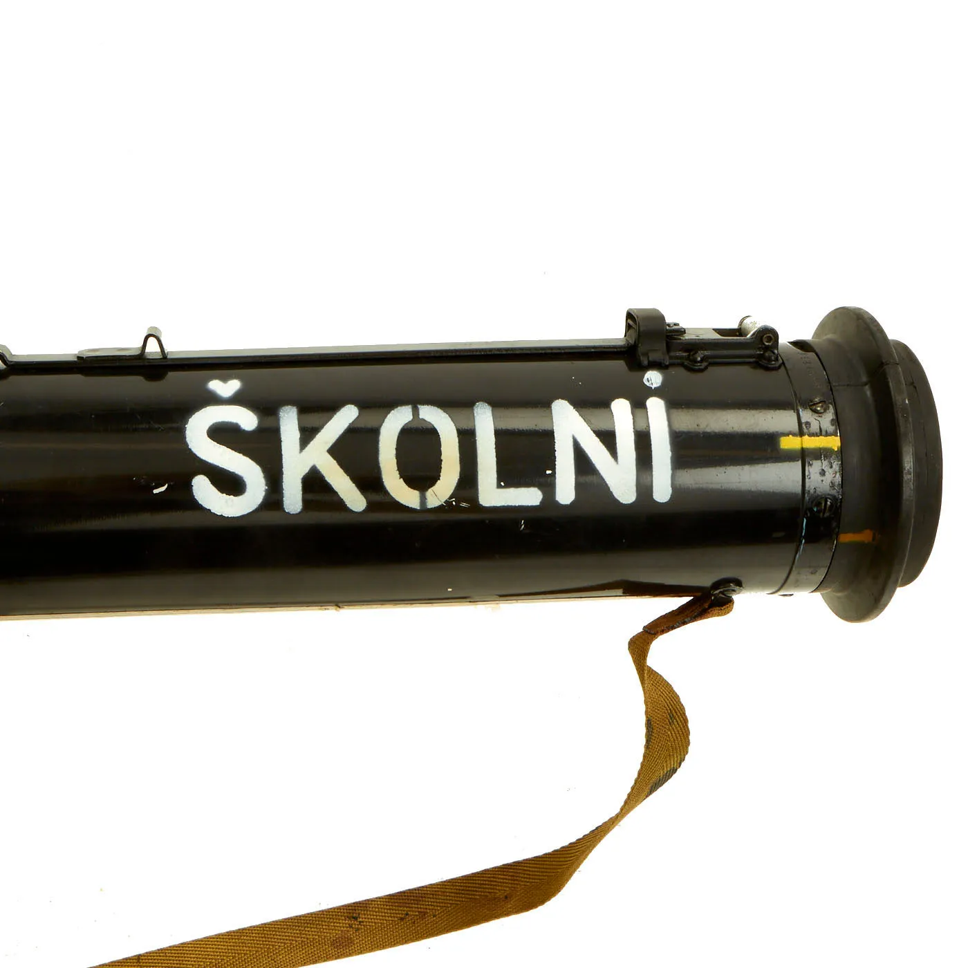 Original Czechoslovakian Cold War INERT RPG-Šk-75 Training Launcher with Sling and Muzzle Cover