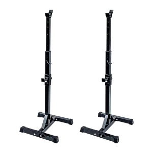 Pair of Adjustable Squat Rack Sturdy Steel Barbell Bench Press Stands GYM/HOME