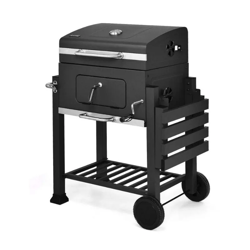 Premium Charcoal Barbecue Grill With Wheels