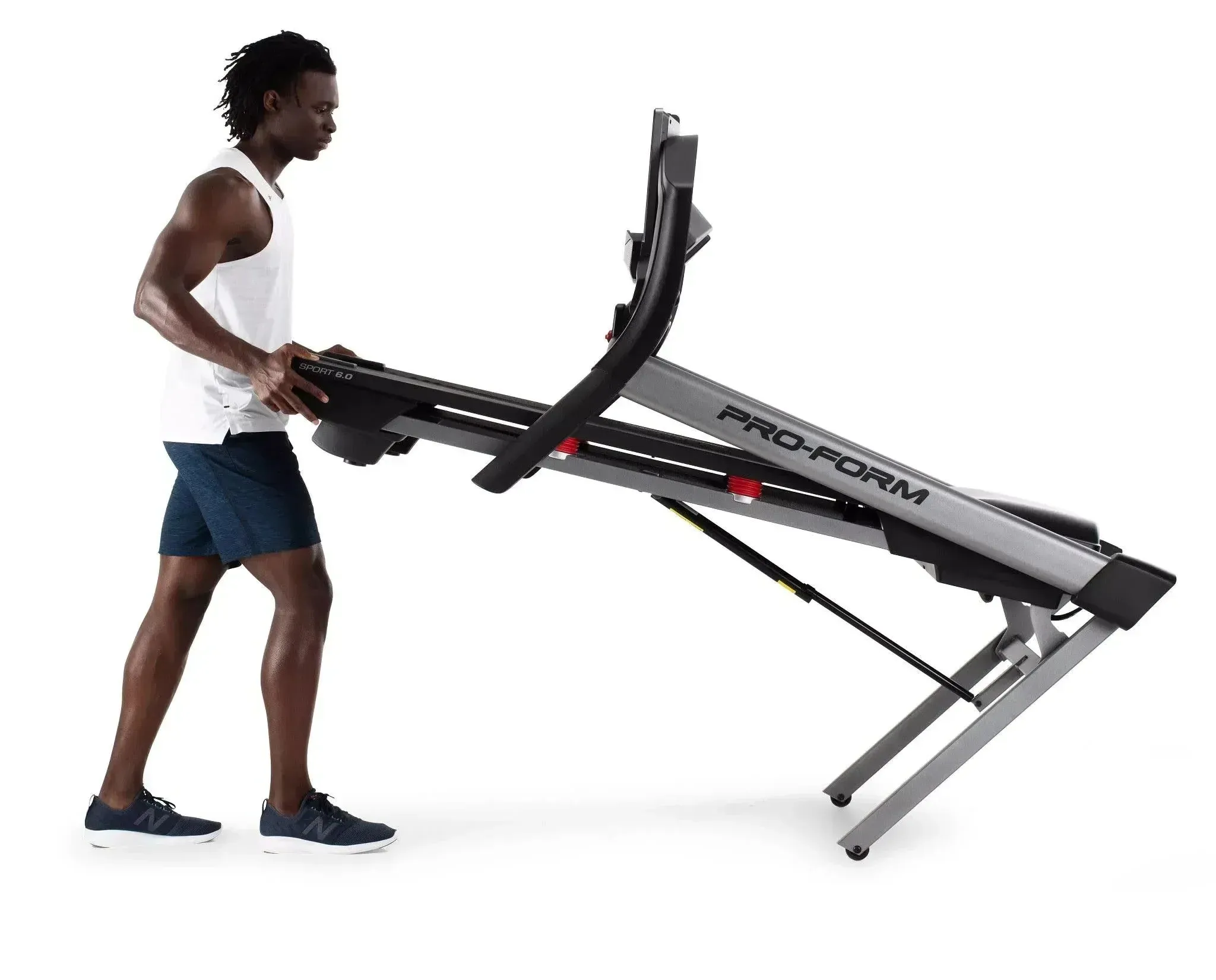 ProForm Sport 6.0 Folding Exercise Treadmill with 0-10 MPH Range and Included