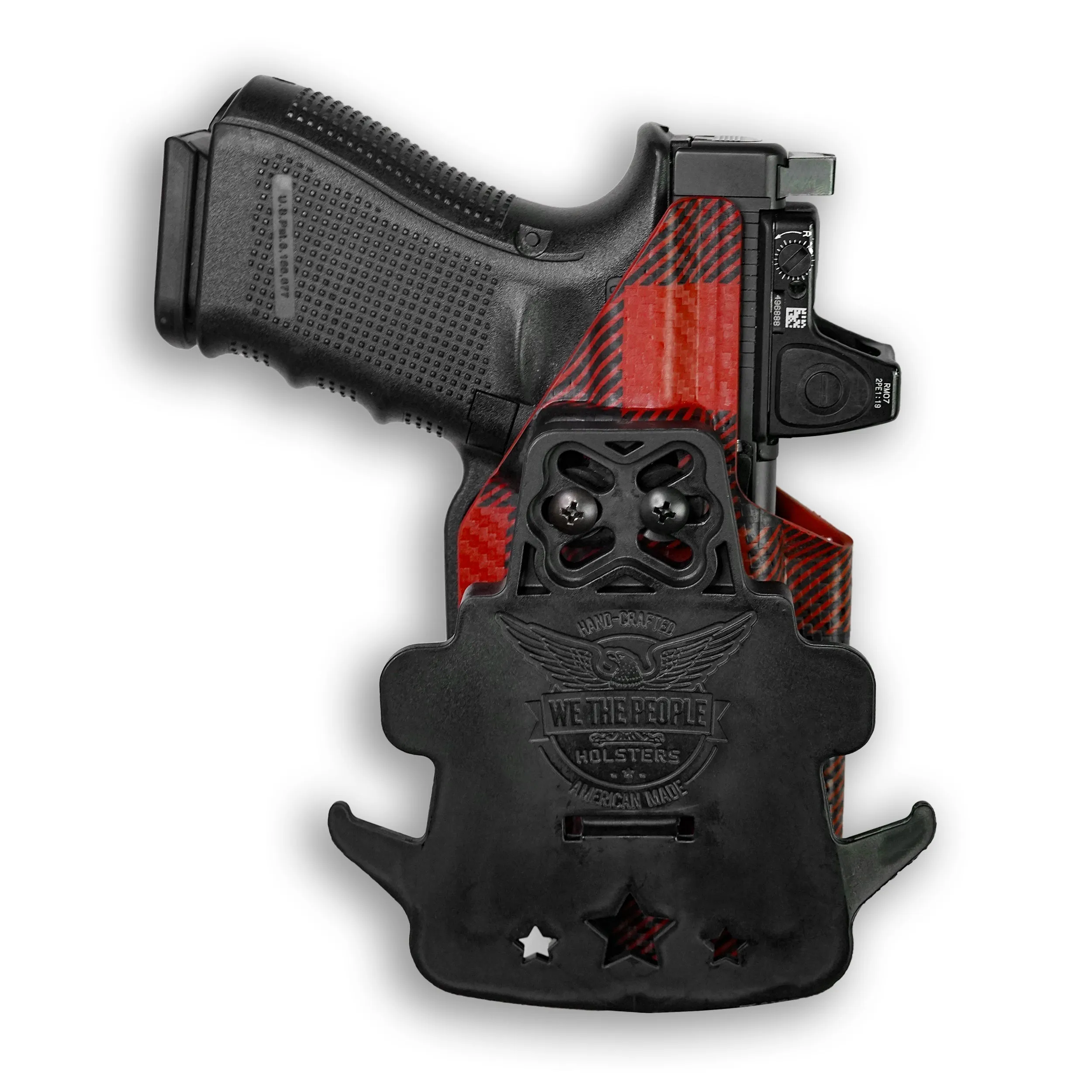 PSA Dagger Compact with Olight Baldr S Light Red Dot Optic Cut OWB Holster