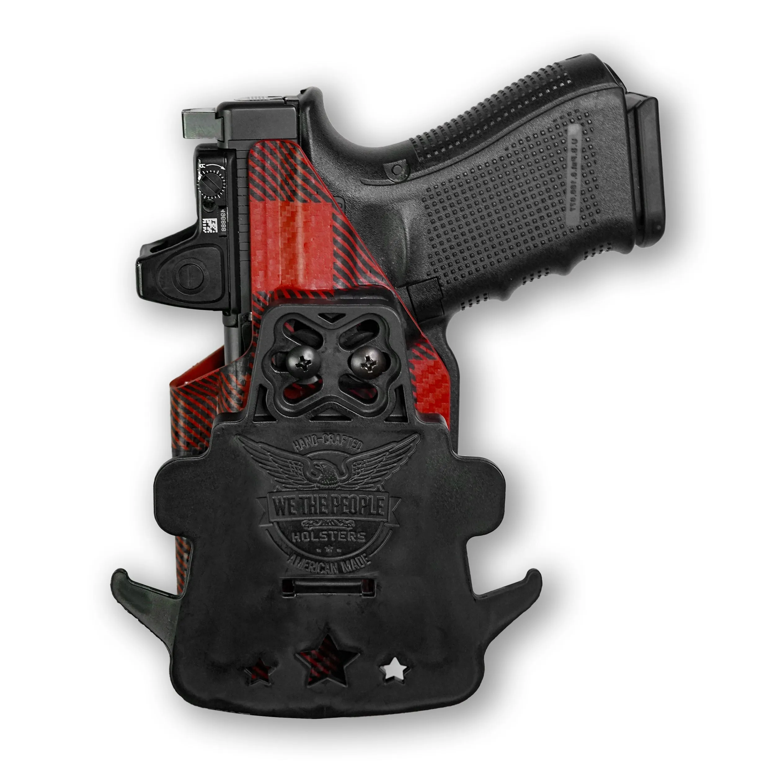 PSA Dagger Compact with Olight Baldr S Light Red Dot Optic Cut OWB Holster