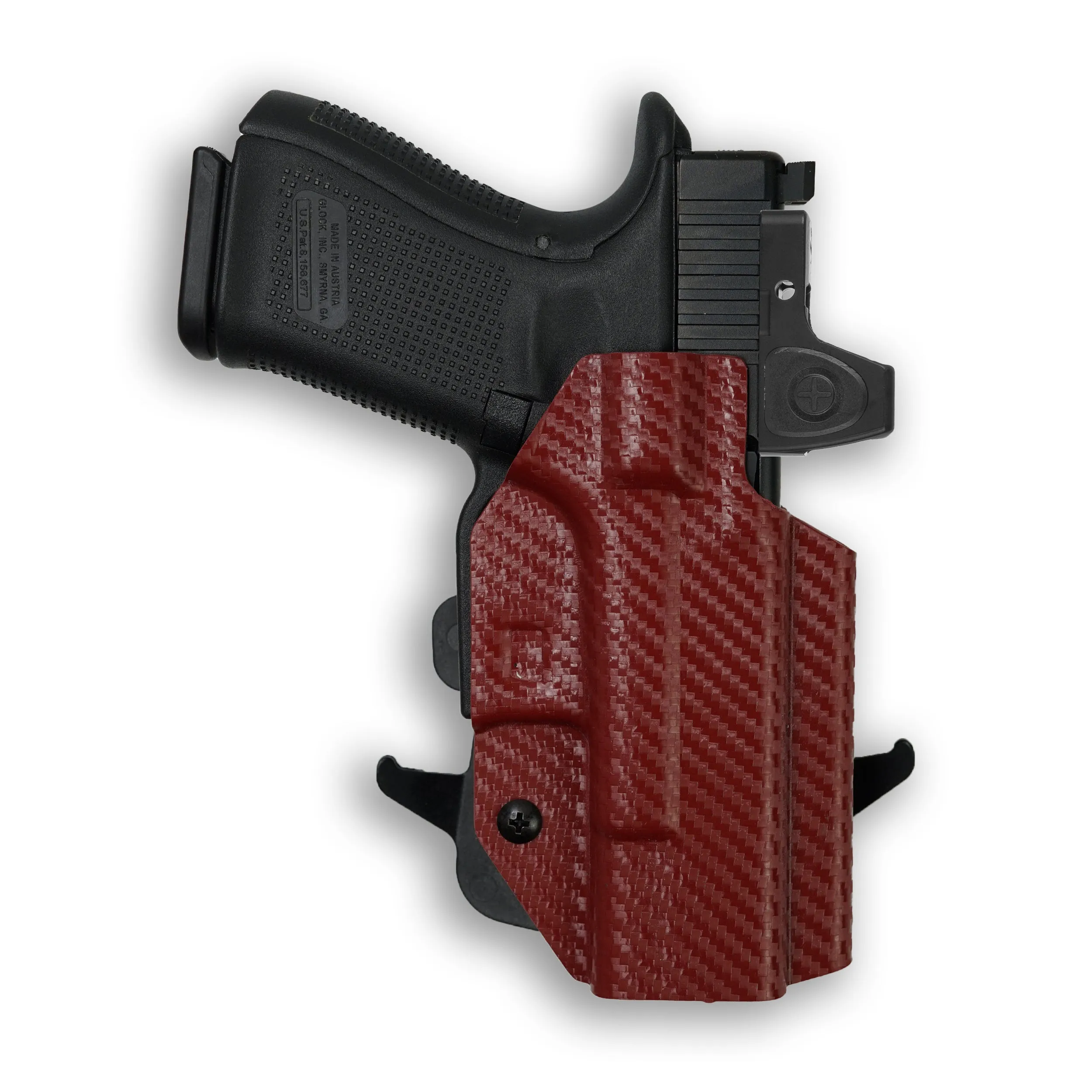 PSA Dagger Compact with Olight Baldr S Light Red Dot Optic Cut OWB Holster