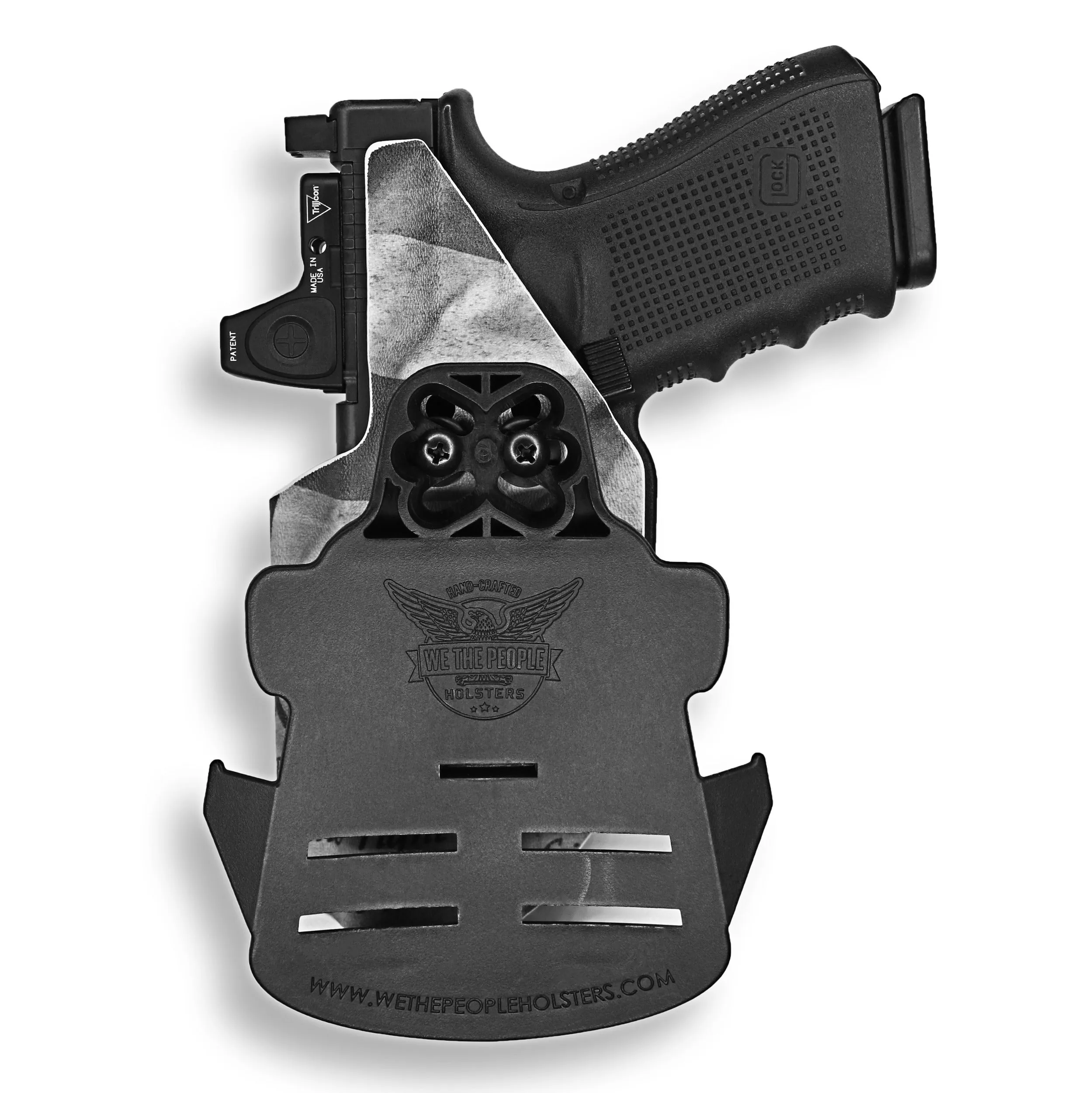 PSA Dagger Compact with Olight Baldr S Light Red Dot Optic Cut OWB Holster