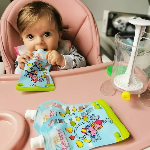 Reusable Food Pouches for Baby Weaning (150ml)