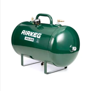 Rolair AIRKEG2 - Heavy Duty 10 Gallon On the Go Lightweight Portable High Performance Steel Auxiliary Air Storage Tank