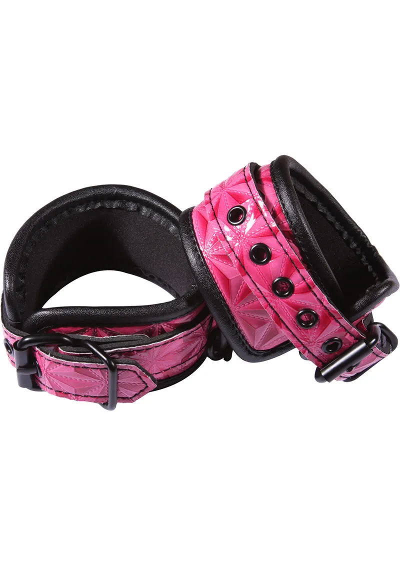 Sinful Wrist Cuffs Pink