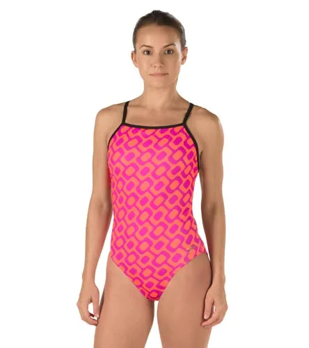 SPEEDO Rio Brights Printed One Back One Piece Swimsuit