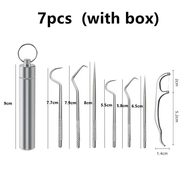 Stainless Steel Tartar Remover Set: Hygienic Oral Care Solution