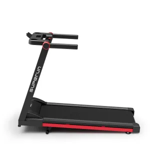 SupeRun® AS02 Inclined Foldable Smart 10 MPH Online Racing Treadmill Red