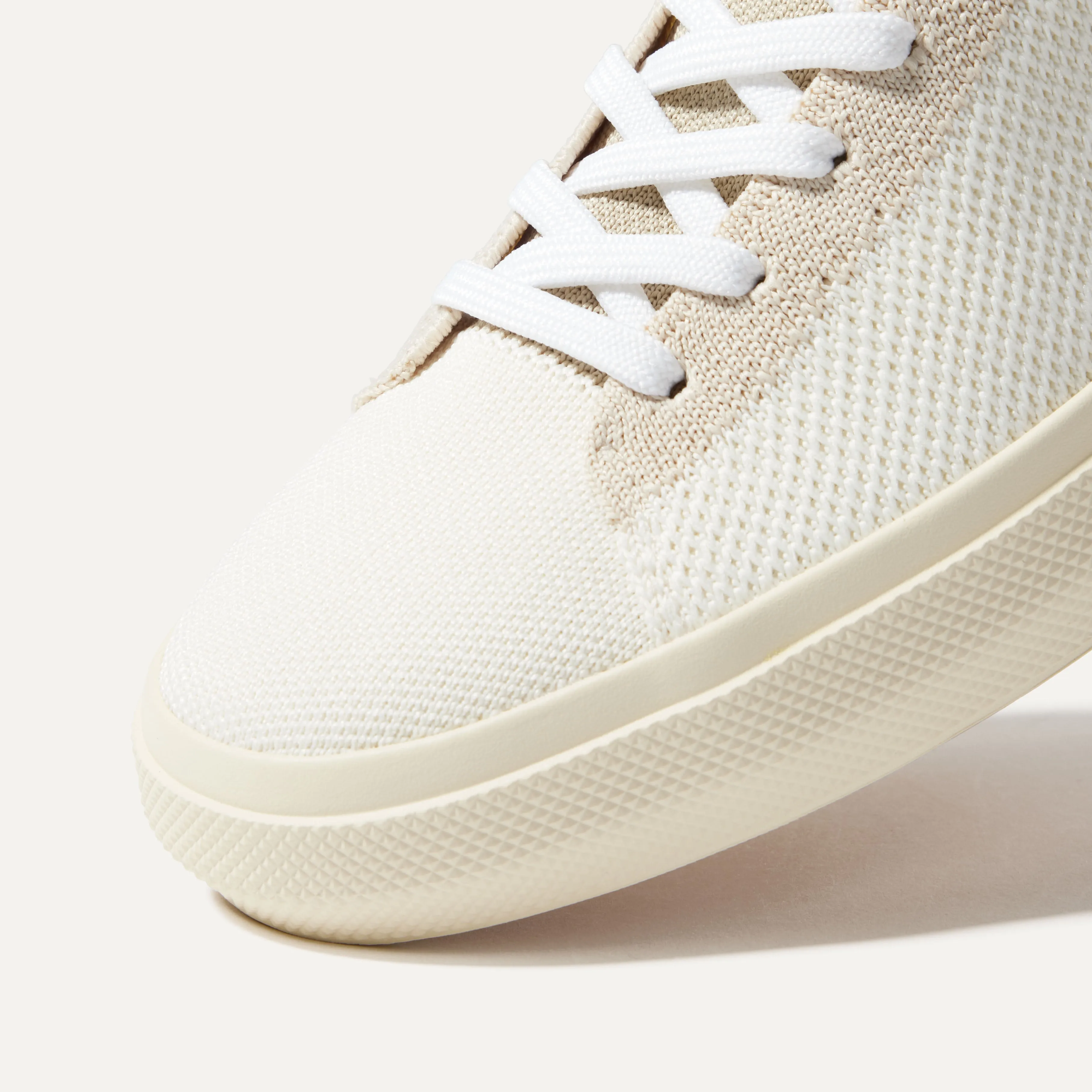 The Men's High Top Sneaker - Sand Dune