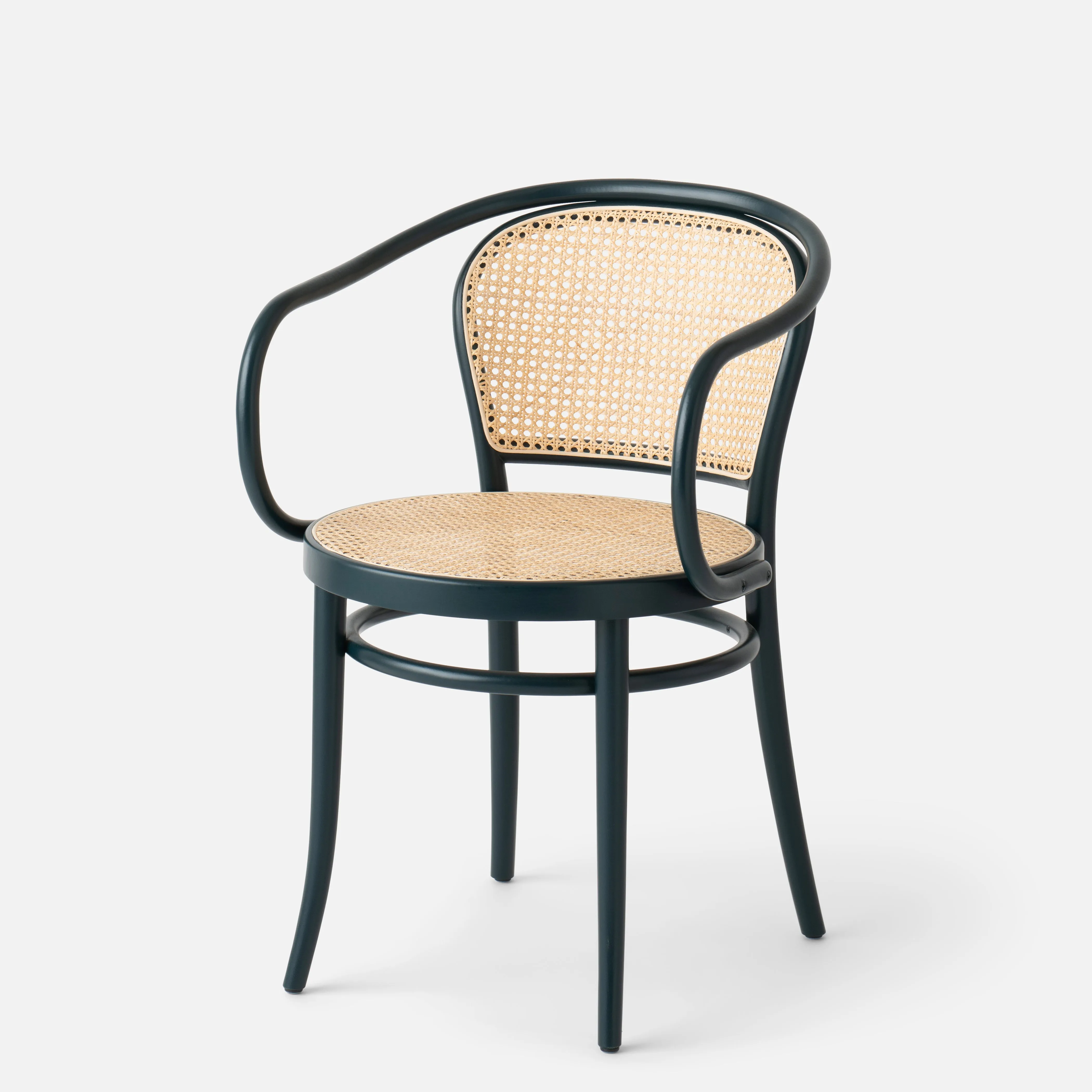 TON 33 Bentwood Caned Armchair