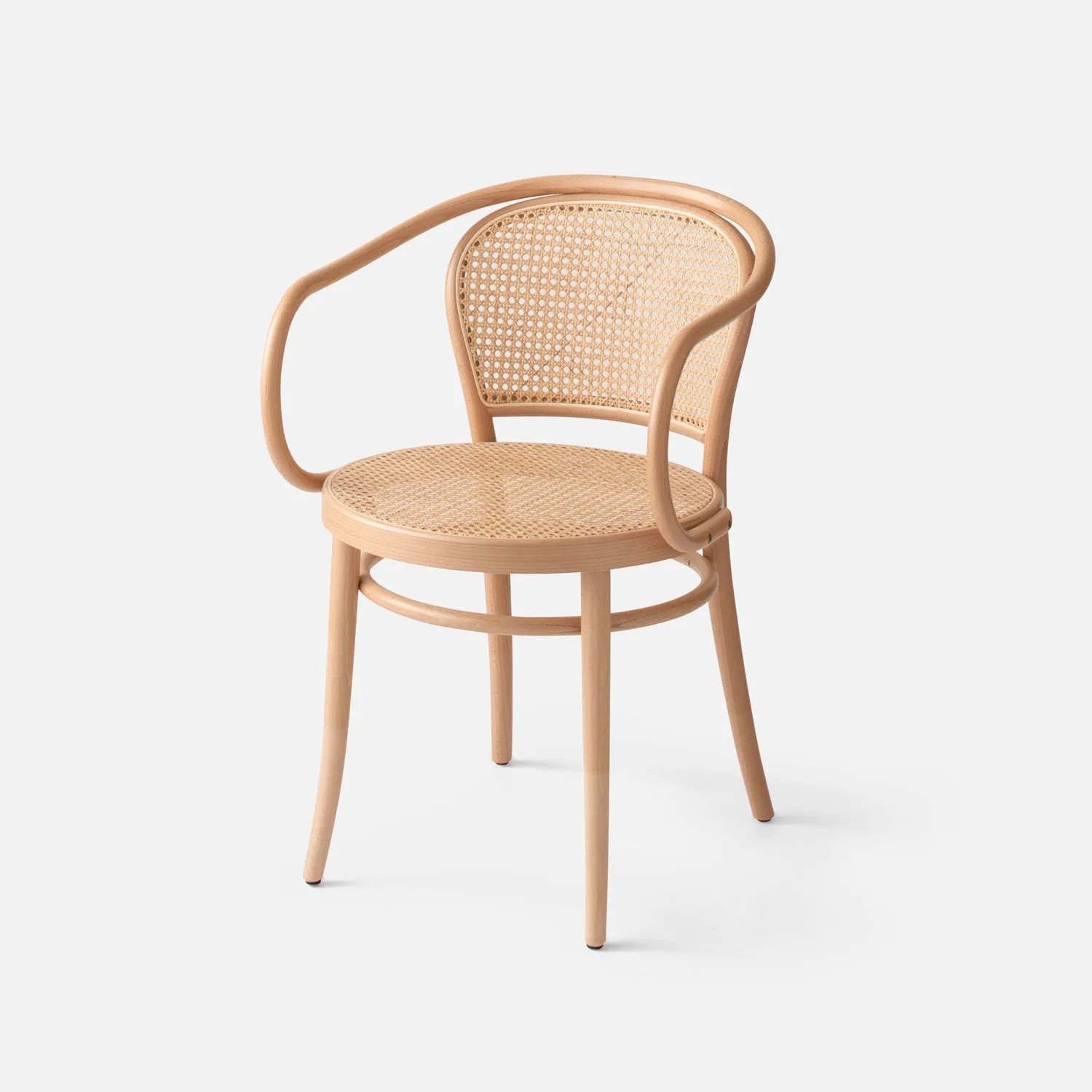 TON 33 Bentwood Caned Armchair