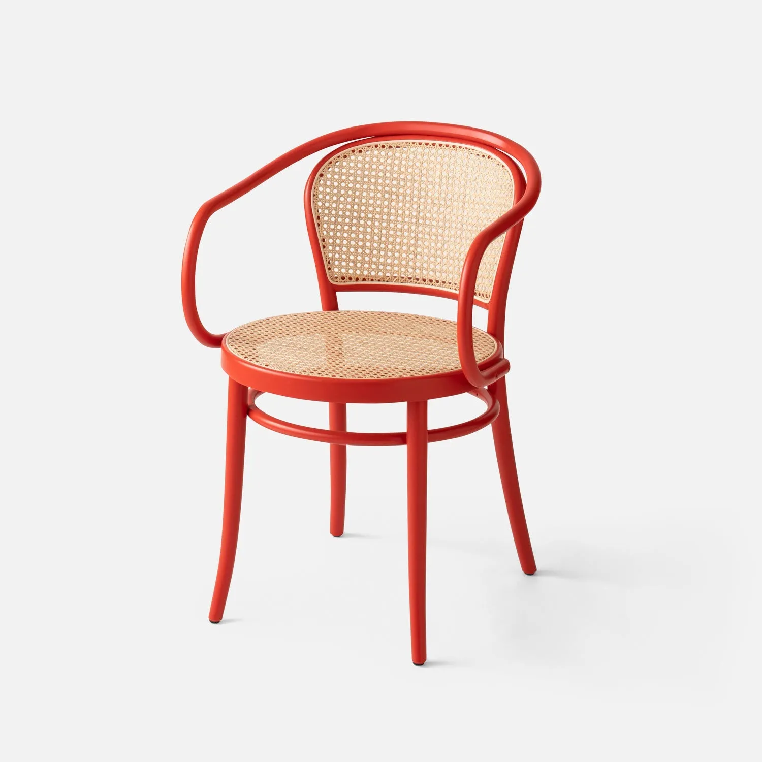 TON 33 Bentwood Caned Armchair