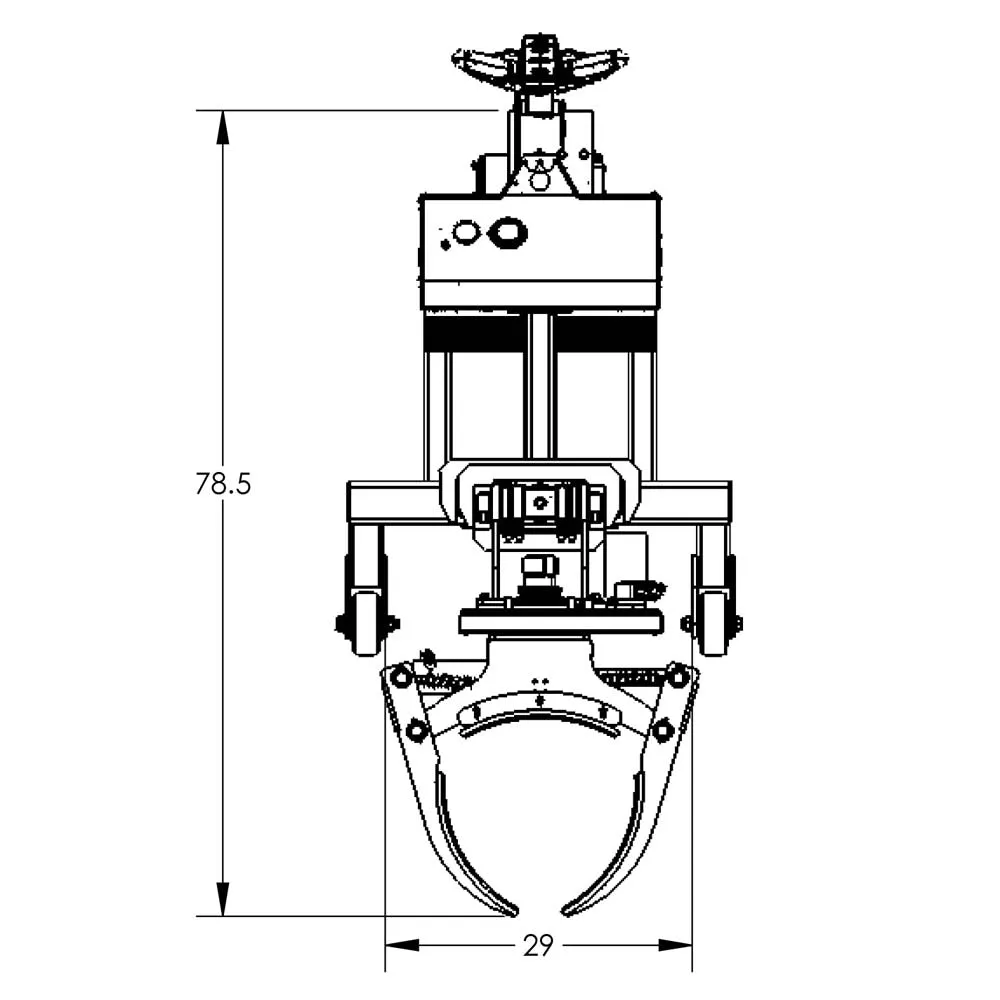 Valley Craft Deluxe Telescopic Drum Lift and Rotator