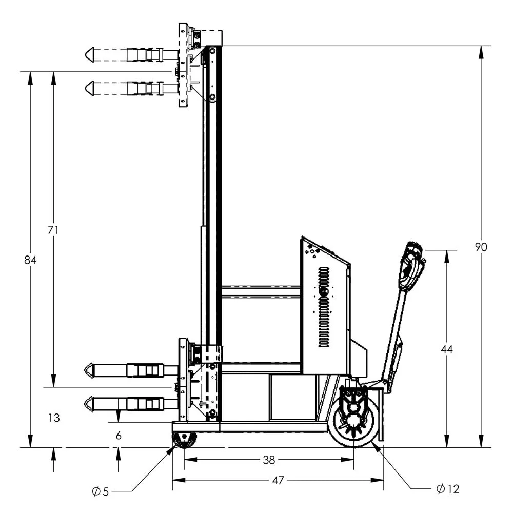 Valley Craft Fully Powered Drum Lifts and Rotators