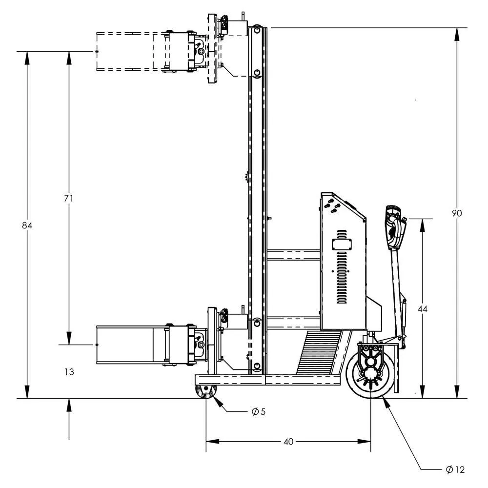 Valley Craft Fully Powered Drum Lifts and Rotators