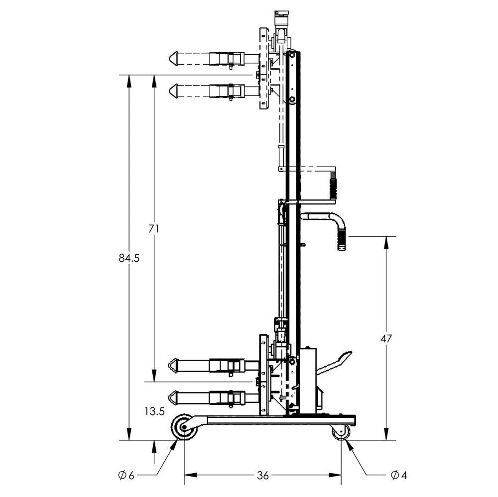 Valley Craft Manual Drum Lifts and Rotators