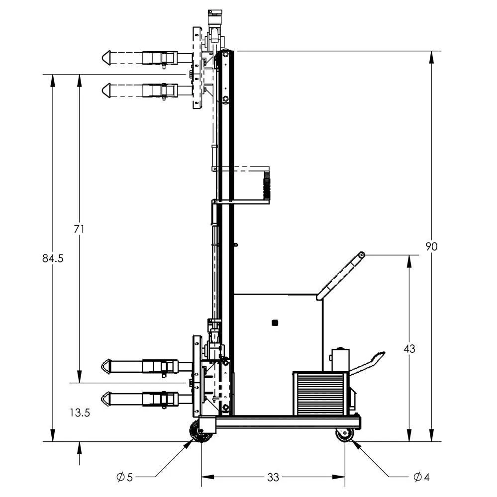 Valley Craft Manual Drum Lifts and Rotators