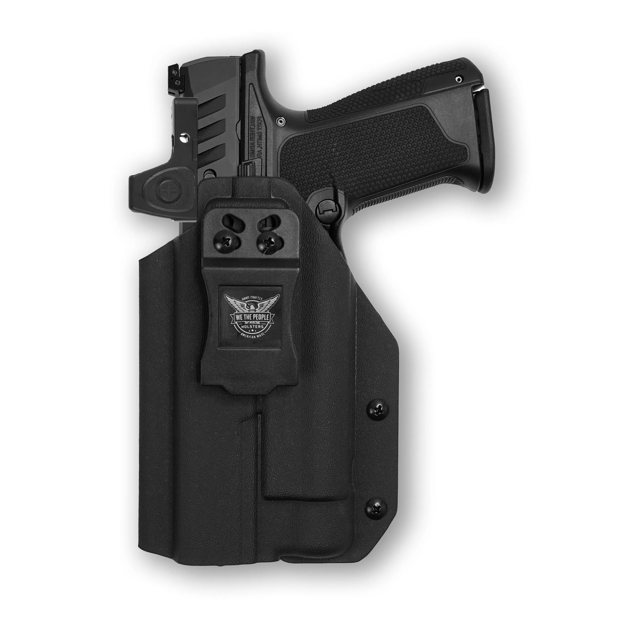 Walther PDP Pro SD Compact 4" with Streamlight TLR-1/1S/HL Light Red Dot Optic Cut IWB Holster