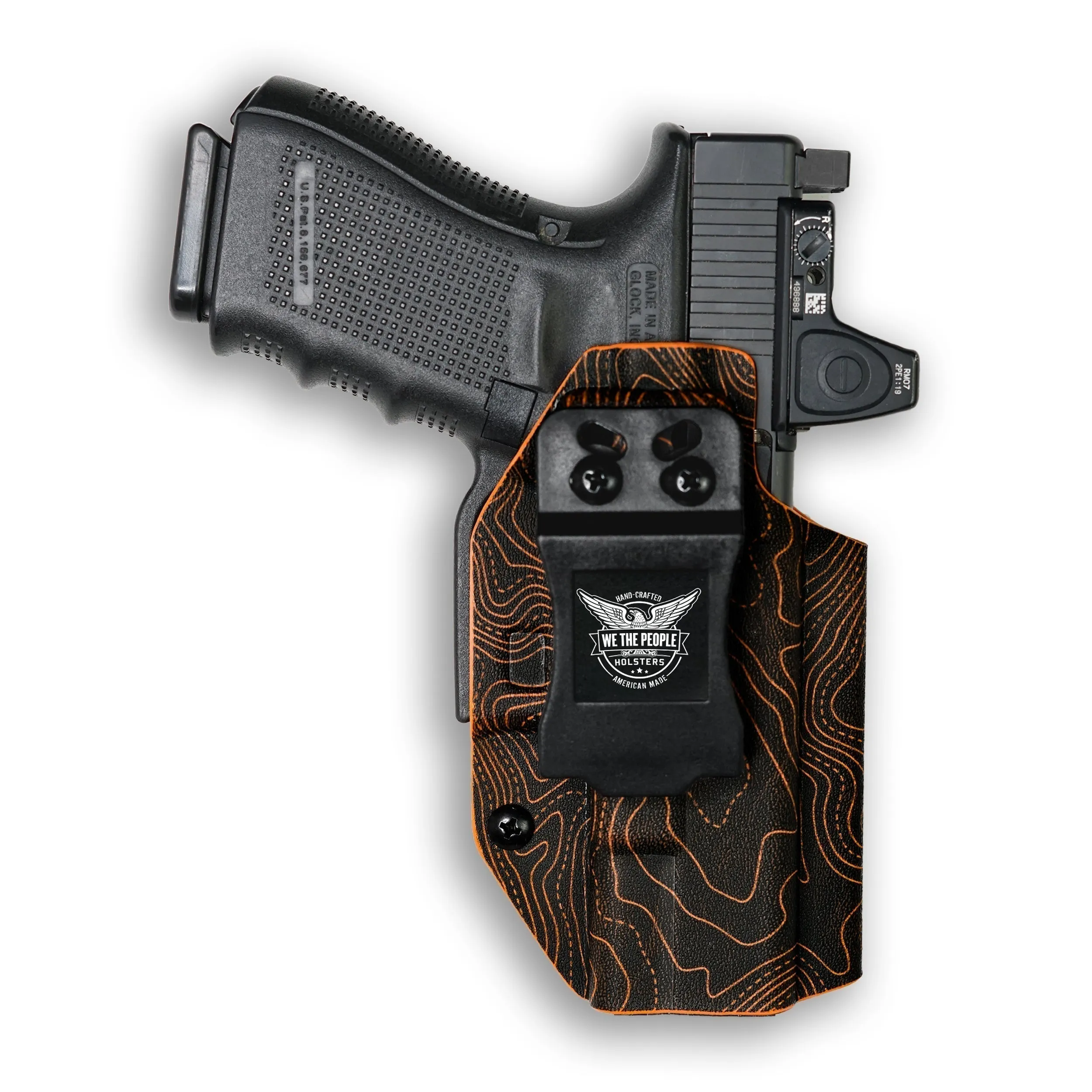 Walther PDP Pro SD Compact 4" with Streamlight TLR-1/1S/HL Light Red Dot Optic Cut IWB Holster